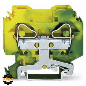 WAGO | 283-107 | 2-CONDUCTOR GROUND TERMINAL BLOCK; 16 MM&sup2;;