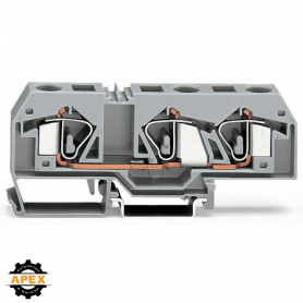WAGO | 283-998 | 3-CONDUCTOR THROUGH TERMINAL BLOCK; 16 MM&sup2;;