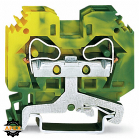 WAGO | 284-107 | 2-CONDUCTOR GROUND TERMINAL BLOCK; 10 MM&sup2;;