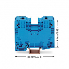 WAGO | 285-134 | 2-CONDUCTOR THROUGH TERMINAL BLOCK; 35 MM&sup2;;