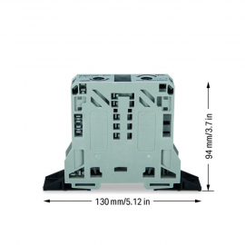 WAGO | 285-141 | 2-CONDUCTOR THROUGH TERMINAL BLOCK; 50 MM&sup2;;