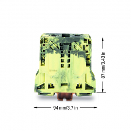 WAGO | 285-151 | 2-CONDUCTOR THROUGH TERMINAL BLOCK; 50 MM&sup2;;