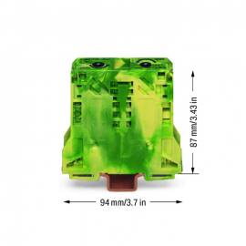WAGO | 285-157 | 2-CONDUCTOR GROUND TERMINAL BLOCK; 50 MM&sup2;;