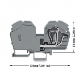 WAGO | 285-635 | 2-CONDUCTOR THROUGH TERMINAL BLOCK; 35 MM&sup2;;