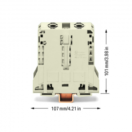 WAGO | 285-995 | 2-CONDUCTOR THROUGH TERMINAL BLOCK; 95 MM&sup2;;