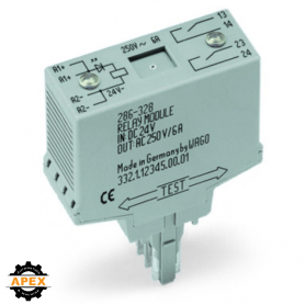 WAGO | 286-328 | REL DC 24V, GRAY