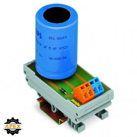 WAGO | 288-824 | COMPONENT MODULE WITH CAPACITOR 1X 10MF, GR