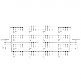 WAGO | 288-870/000-040 | POTENTIAL DISTRIBUTION MODULE; 8 PO