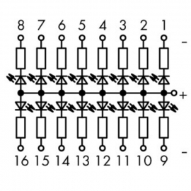 WAGO | 289-202 | COMPONENT MODULE-I 16X RED