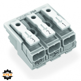 WAGO | 294-4043 | LIGHTING CONNECTOR; PUSH-BUTTON, EXTERNAL;