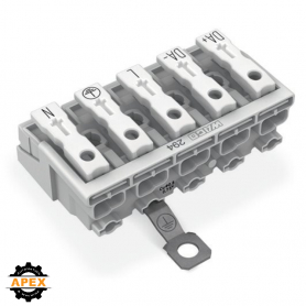 WAGO | 294-5435 | LIGHTING CONNECTOR; PUSH-BUTTON, EXTERNAL;