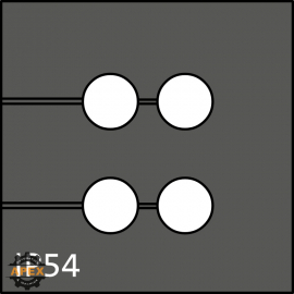ICOTEK | 39911 | KT 4/&Oslash;4 BLACK
