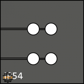 ICOTEK | 39915 | KT 4/&Oslash;3 BLACK