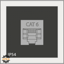 ICOTEK | 39970 | AT-KS-CAT6 ADAPTER GROMMET WITH MOUNTED