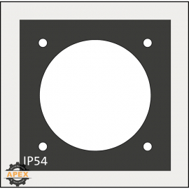 ICOTEK | 42608 | QT-AT-FL-M23  ADAPTER GROMMET BIG FOR BULKH
