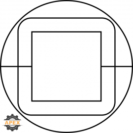 ICOTEK | 45130 | KVT SNAP - 32  GREY - WITHOUT LOCKNUT