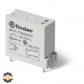 FINDER | 45.31.7.024.0310 | MIN. PCB POWER RELAY, SPST - NO