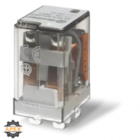 FINDER | 56.32.9.024.0000 | IND. PLUG-IN RELAY, DPDT 12A, 24