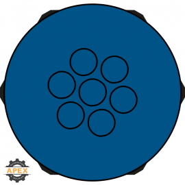 ICOTEK | 70353 | KEL-DPZ-HD 32/7 BLUE FDA HYGIENIC DESIGN LI