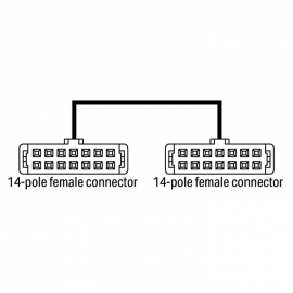 WAGO | 706-753/300-100 | CONNECTION CABLE; 14-POLE; PLUGGABL