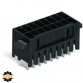 WAGO | 713-1411/037-000 | THT MALE HEADER, 2-ROW; 0.8 X 0.8