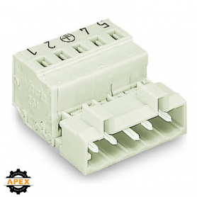 WAGO | 721-603/000-042 | 1-CONDUCTOR MALE CONNECTOR; 100% PR