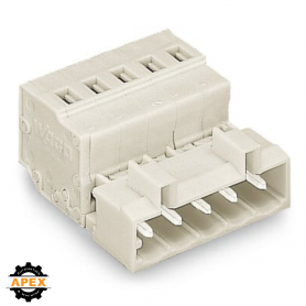 WAGO | 721-606 | 1-CONDUCTOR MALE CONNECTOR; 100% PROTECTED