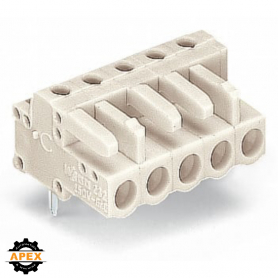 WAGO | 722-250 | THT FEMALE HEADER; 0.6 X 1.0 MM SOLDER PIN;