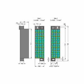 WAGO | 726-341 | MATRIX PATCHBOARD; 32-POLE; MARKING 1-32; S