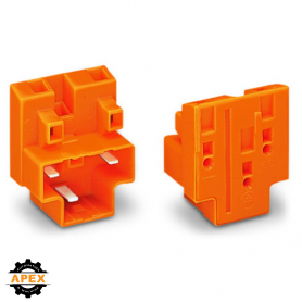 WAGO | 730-113 | MALE CONNECTOR 3-POLE, ORANGE