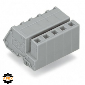 WAGO | 731-510/008-000 | 1-CONDUCTOR FEMALE PLUG; ANGLED; SN