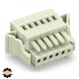 WAGO | 733-108/037-000 | 1-CONDUCTOR FEMALE PLUG; 100% PROTE