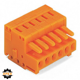 WAGO | 734-216 | 1-CONDUCTOR FEMALE PLUG; 100% PROTECTED AGA