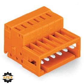WAGO | 734-344 | 1-CONDUCTOR MALE CONNECTOR; 100% PROTECTED