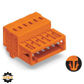 WAGO | 734-345/018-000 | 1-CONDUCTOR MALE CONNECTOR; 100% PR