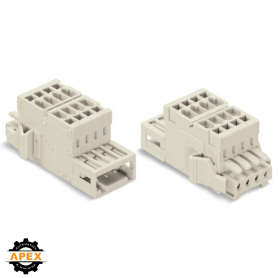 WAGO | 734-364/037-000 | 2-CONDUCTOR COMBI STRIP; 100% PROTE