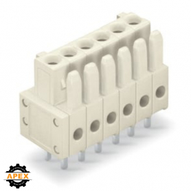 WAGO | 734-476 | THT FEMALE HEADER; 0.9 X 0.9 MM SOLDER PIN;