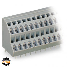 WAGO | 736-124 | DOUBLE-DECK PCB TERMINAL BLOCK; 2.5 MM&sup2;; PI
