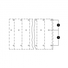 WAGO | 737-654 | TRIPLE-DECK PCB TERMINAL BLOCK; 2.5 MM&sup2;; PI