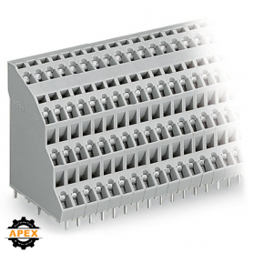 WAGO | 738-212 | QUADRUPLE-DECK PCB TERMINAL BLOCK; 2.5 MM&sup2;;