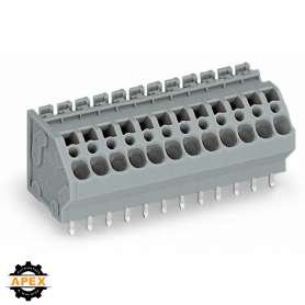 WAGO | 745-105 | PCB TERMINAL BLOCK; 4 MM&sup2;; PIN SPACING 5 MM