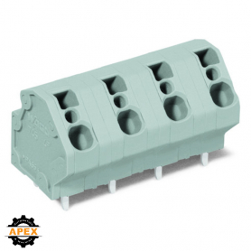 WAGO | 745-3204 | PCB TERMINAL BLOCK; 4 MM&sup2;; PIN SPACING 10