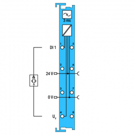 WAGO | 750-435 | 1-CHANNEL DIGITAL INPUT; NAMUR; INTRINSICAL