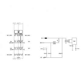 WAGO | 750-439 | 8-CHANNEL DIGITAL INPUT; NAMUR; INTRINSICAL