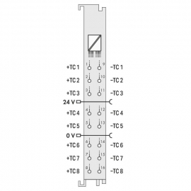 WAGO | 750-458 | 8-CHANNEL ANALOG INPUT; THERMOCOUPLE; ADJUS