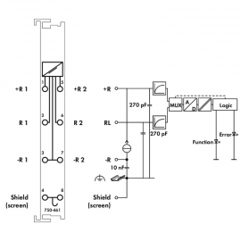 WAGO | 750-461 | 2-CHANNEL ANALOG INPUT; FOR PT100/RTD RESIS