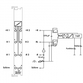 WAGO | 750-461/000-007 | 2-CHANNEL ANALOG INPUT; RESISTANCE