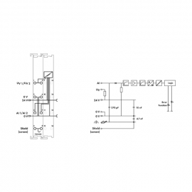 WAGO | 750-485 | 2-CHANNEL ANALOG INPUT; 4 &hellip; 20 MA; SINGLE-E