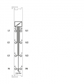 WAGO | 750-494 | 3-PHASE POWER MEASUREMENT; 480 VAC, 1 A; LI