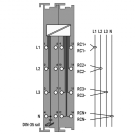 WAGO | 750-495/040-002 | 3-PHASE POWER MEASUREMENT; 690 VAC